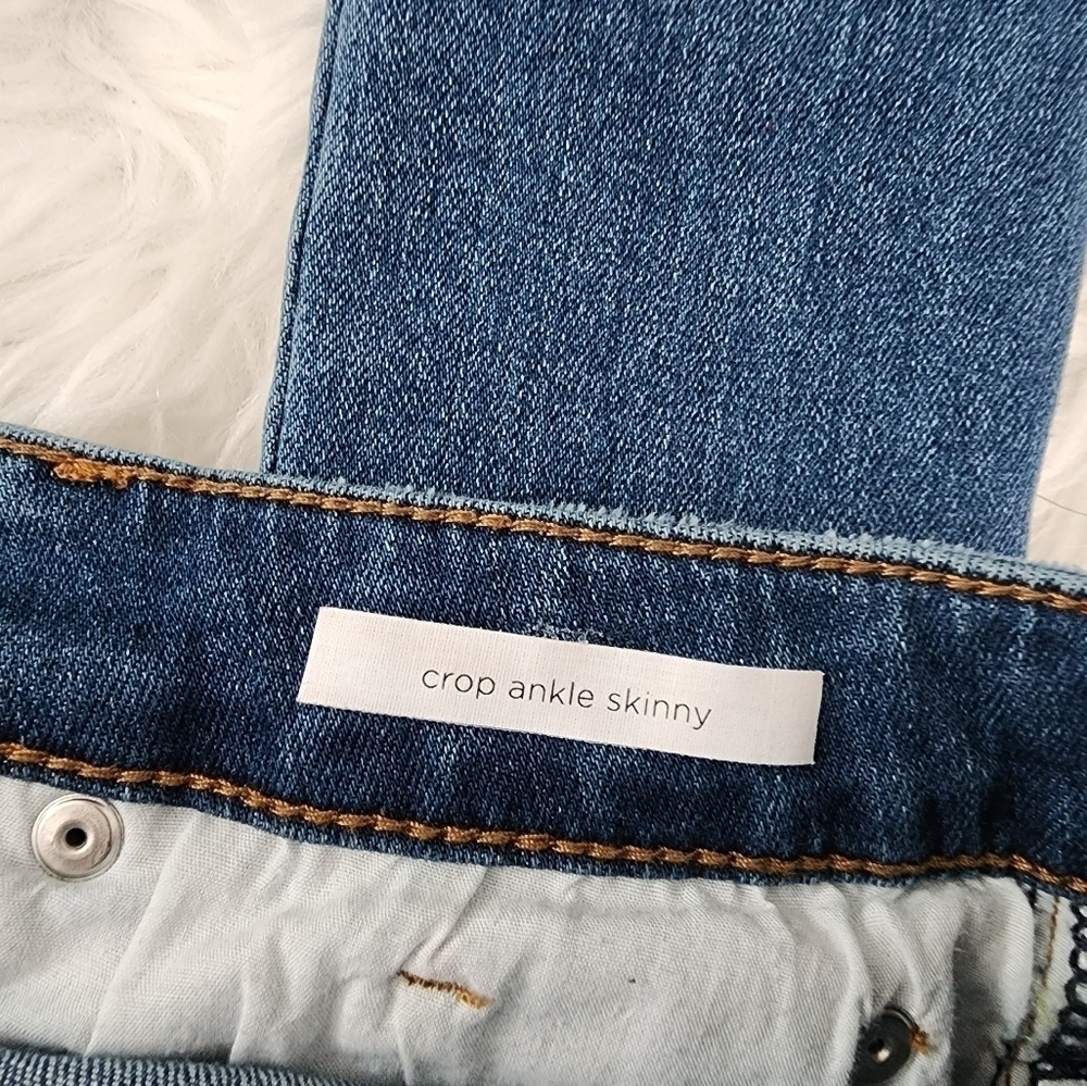 STS Blue Crop ankle skinny jeans size 27. Good preowned condition. - Picture 8 of 10